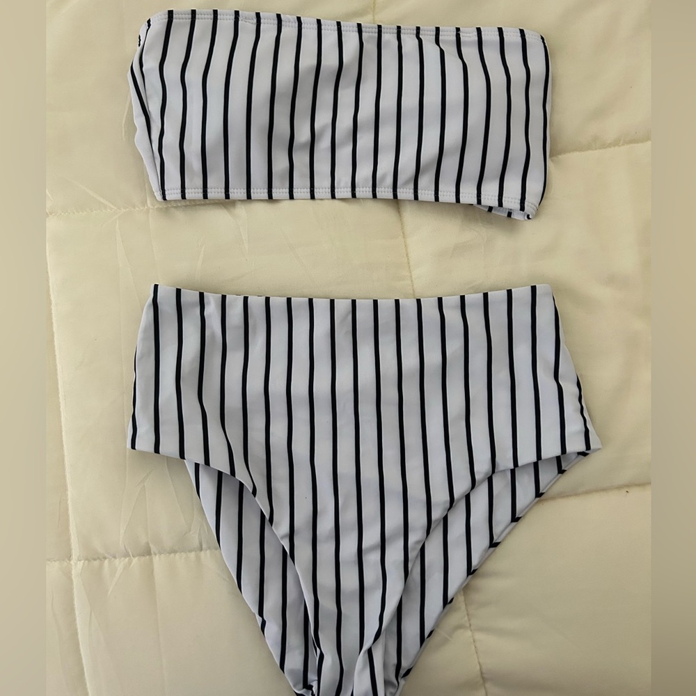 Strapless Bikini Set | Never Used | Stripped Bikini